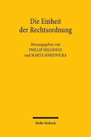 Die Einheit der Rechtsordnung