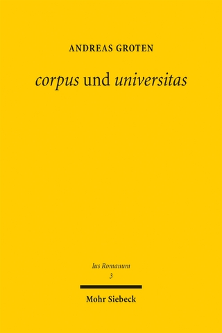 corpus und universitas