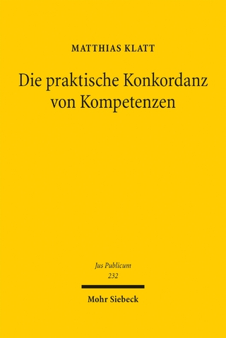 Die praktische Konkordanz von Kompetenzen