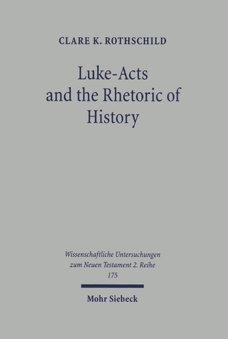 Luke-Acts and the Rhetoric of History