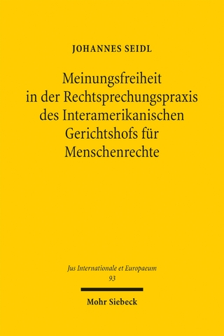 Meinungsfreiheit in der Rechtsprechungspraxis des Interamerikanischen Gerichtshofs für Menschenrechte