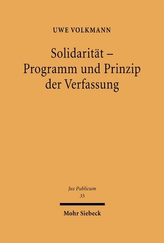 Solidarität - Programm und Prinzip der Verfassung
