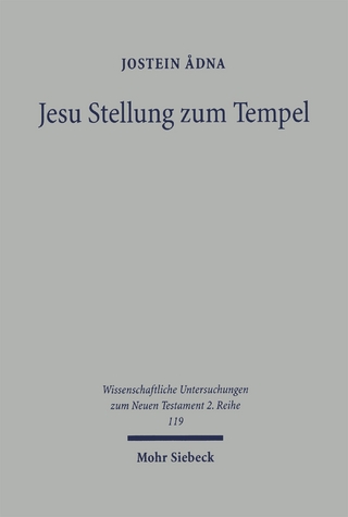 Jesu Stellung zum Tempel