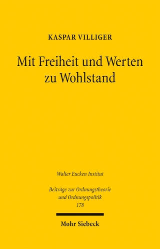 Mit Freiheit und Werten zu Wohlstand