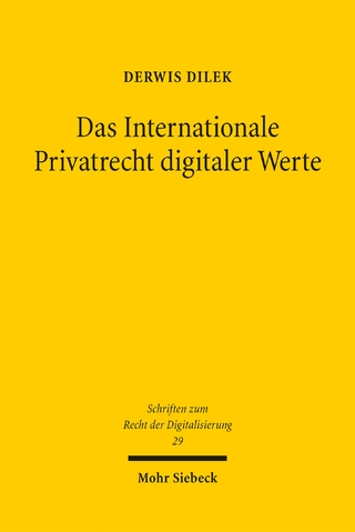 Das Internationale Privatrecht digitaler Werte
