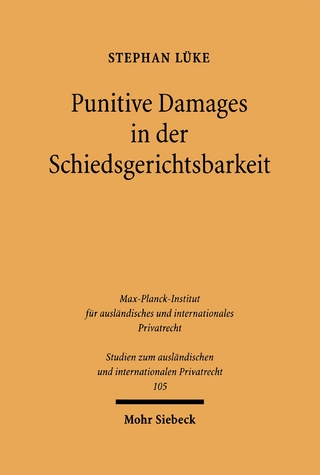 Punitive Damages in der Schiedsgerichtsbarkeit
