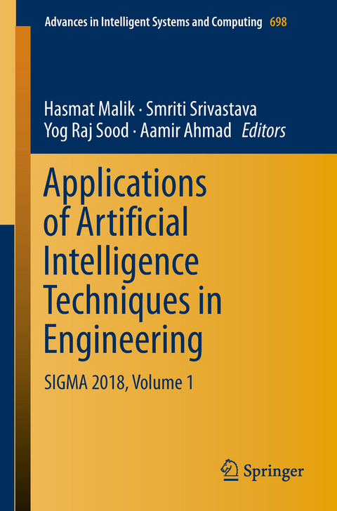 Applications of Artificial Intelligence Techniques in Engineering - 