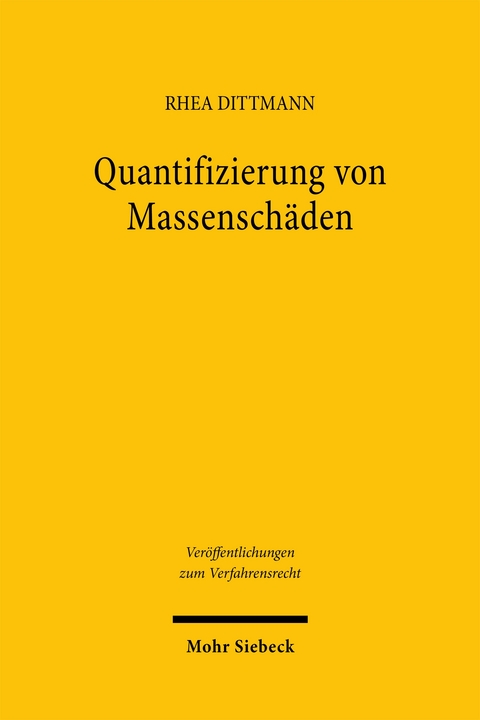Quantifizierung von Massensch&auml;den - Rhea Dittmann