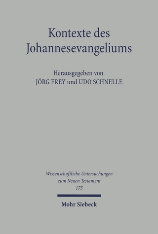 Kontexte des Johannesevangeliums