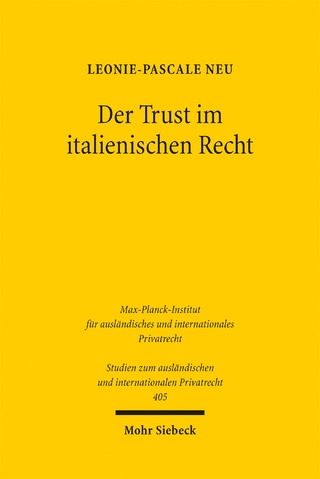 Der Trust im italienischen Recht
