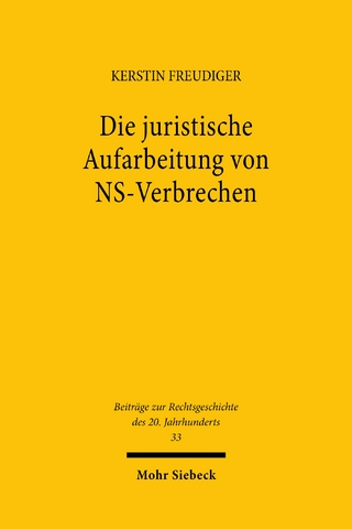 Die juristische Aufarbeitung von NS-Verbrechen