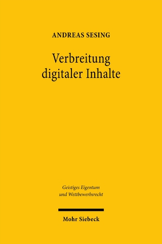 Verbreitung digitaler Inhalte
