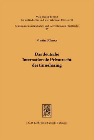 Das deutsche Internationale Privatrecht des Timesharing