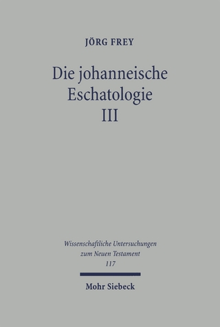 Die johanneische Eschatologie