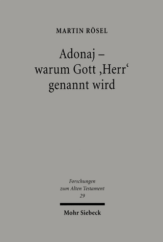 Adonaj - warum Gott 