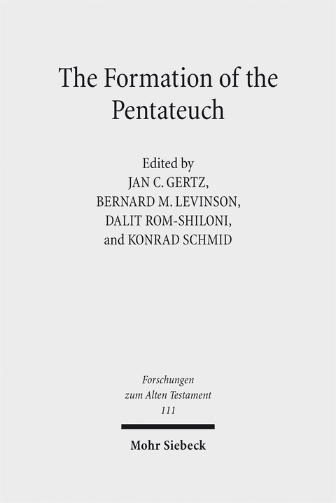 The Formation of the Pentateuch - 