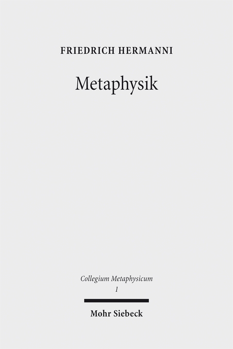 Metaphysik - Friedrich Hermanni