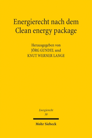 Energierecht nach dem Clean energy package