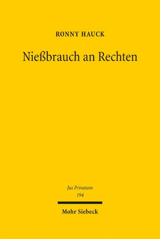 Nießbrauch an Rechten