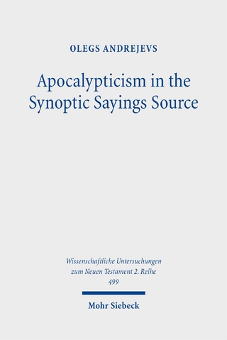 Apocalypticism in the Synoptic Sayings Source
