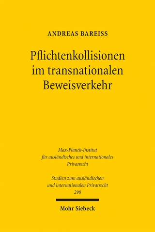 Pflichtenkollisionen im transnationalen Beweisverkehr