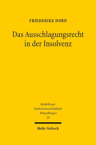Das Ausschlagungsrecht in der Insolvenz