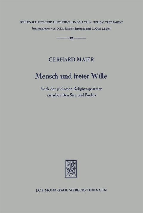 Mensch und freier Wille - Gerhard Maier