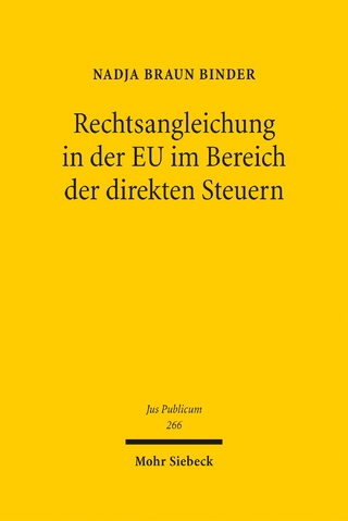 Rechtsangleichung in der EU im Bereich der direkten Steuern