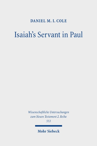 Isaiah's Servant in Paul