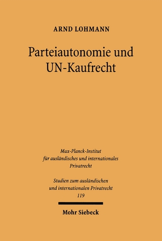 Parteiautonomie und UN-Kaufrecht