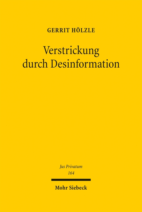 Verstrickung durch Desinformation - Gerrit Hölzle
