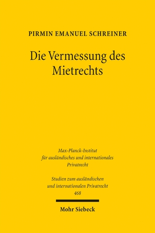 Die Vermessung des Mietrechts