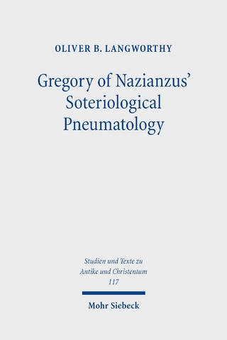 Gregory of Nazianzus' Soteriological Pneumatology