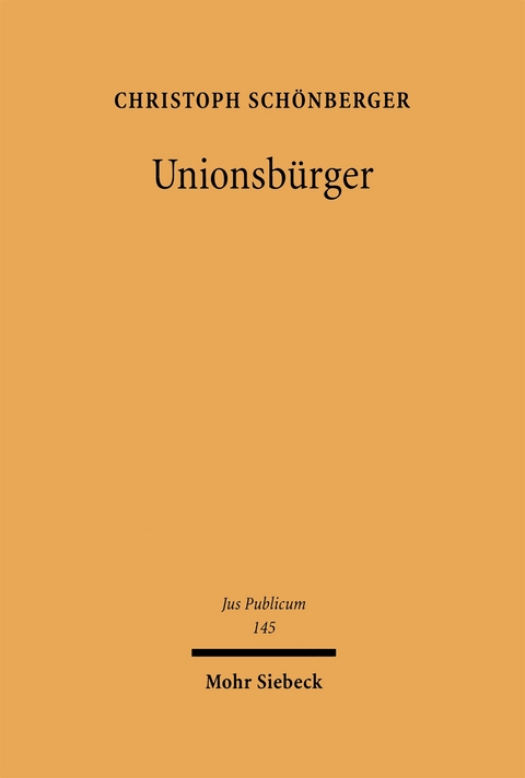 Unionsb&uuml;rger - Christoph Sch&ouml;nberger
