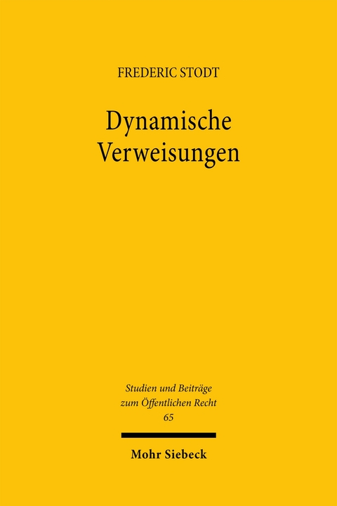 Dynamische Verweisungen - Frederic Stodt