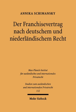 Der Franchisevertrag nach deutschem und niederländischem Recht