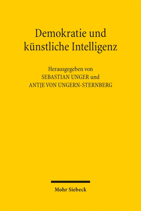 Demokratie und k&uuml;nstliche Intelligenz - 