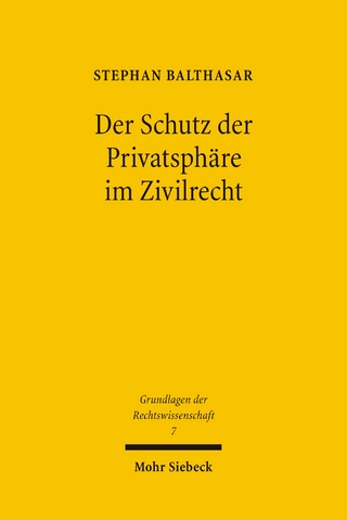 Der Schutz der Privatsphäre im Zivilrecht