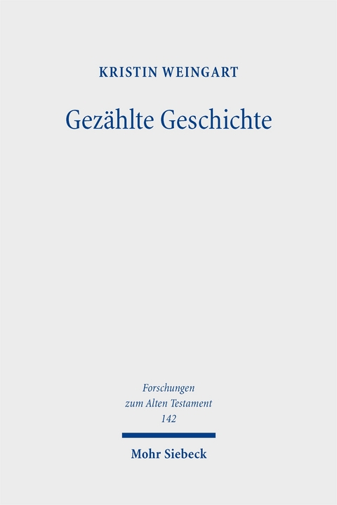 Gezählte Geschichte - Kristin Weingart