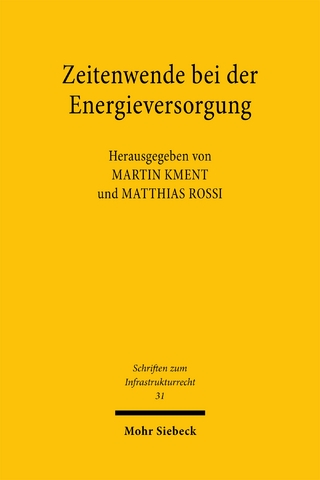 Zeitenwende bei der Energieversorgung