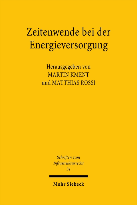 Zeitenwende bei der Energieversorgung - 