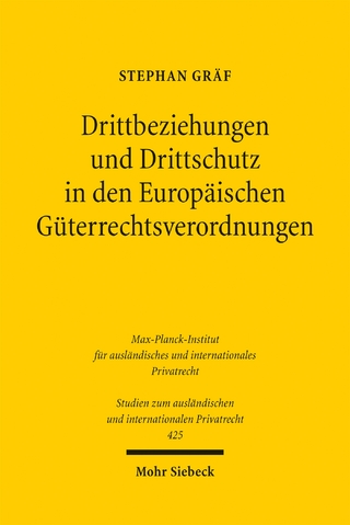 Drittbeziehungen und Drittschutz in den Europäischen Güterrechtsverordnungen