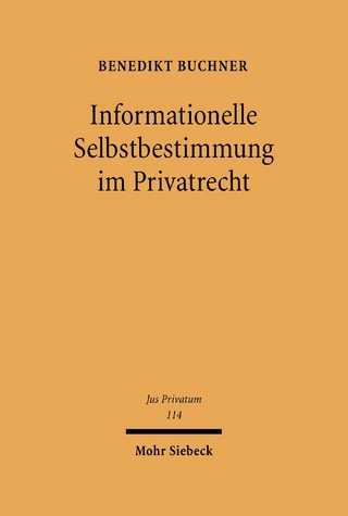 Informationelle Selbstbestimmung im Privatrecht