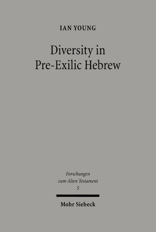 Diversity in Pre-Exilic Hebrew