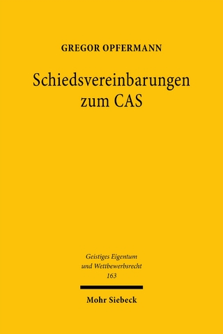 Schiedsvereinbarungen zum CAS