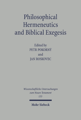 Philosophical Hermeneutics and Biblical Exegesis