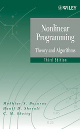 Nonlinear Programming - Mokhtar S. Bazaraa, Hanif D. Sherali, C. M. Shetty