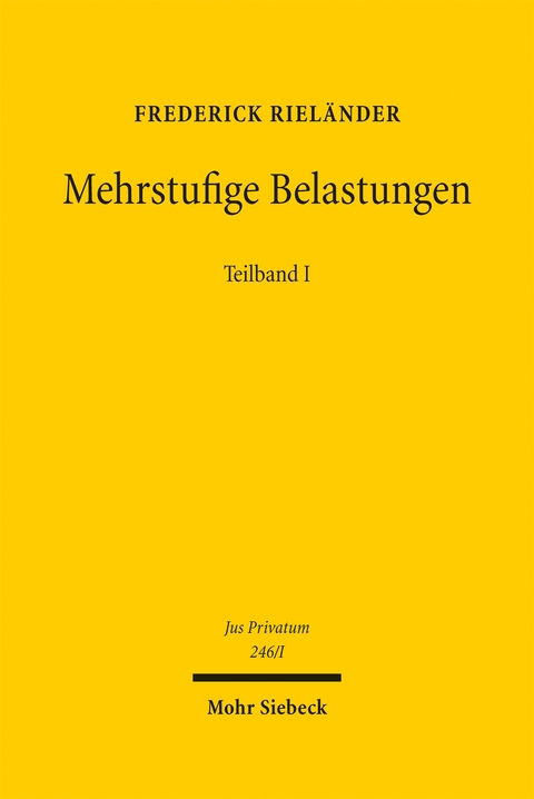 Mehrstufige Belastungen - Frederick Rieländer