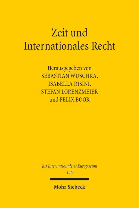 Zeit und Internationales Recht - 