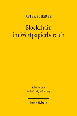 Blockchain im Wertpapierbereich
